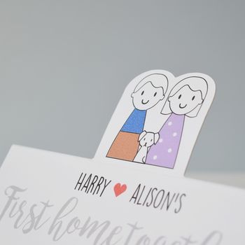 Personalised First Home Together Card, 4 of 4