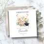 Personalised Graduation Floral Diplomas Card, Phd, Masters Card For Her, thumbnail 2 of 3