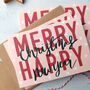 Joyful Typographic Christmas Cards, thumbnail 4 of 4