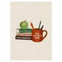 Personalised Books And Mug Teacher Print, thumbnail 2 of 9
