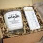 Engagement Gift Set, Personalised Scented Candle Gift, thumbnail 1 of 6