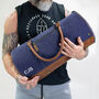 Personalised Canvas Leather Gym Duffle, thumbnail 3 of 12