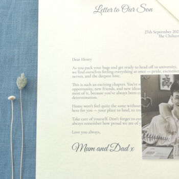 A Letter To Our Son/Daughter When They Leave For University, 5 of 12