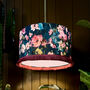 Kingfisher Hazy Meadow Lampshade With Peaches And Cream, thumbnail 1 of 10