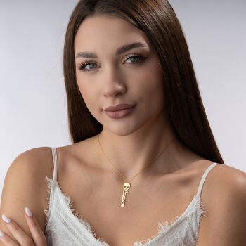 Personalised 'Gothic Glam' Skull Name Necklace, 7 of 10