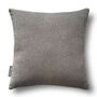 Luxury Soft Brushed Linen Blend Cushion Light Grey With Optional Piping, thumbnail 4 of 5