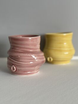 Handmade Ceramic Set Of Two Tumblers, 3 of 5