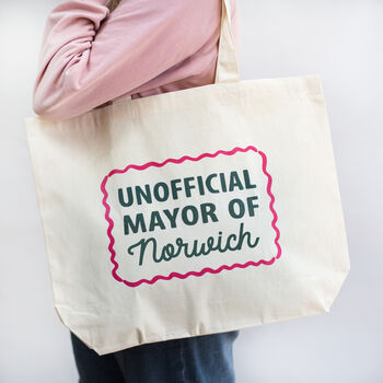 'Unofficial Mayor' Personalised Tote Bag, 3 of 3