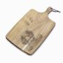 Personalised English Setter Engraved Acacia Serving Board, thumbnail 3 of 7