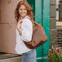 Brown Leather Tote Bag, thumbnail 1 of 6
