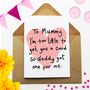 New Mummy Mothers Day Card From Baby Or Toddler, thumbnail 1 of 1