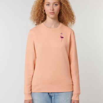 Organic Cotton Flamingo Sweatshirt, 2 of 12