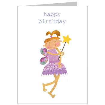 Fairy Happy Birthday Card By Kali Stileman Publishing