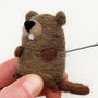 Needle Felting Kit Beavers, thumbnail 5 of 11