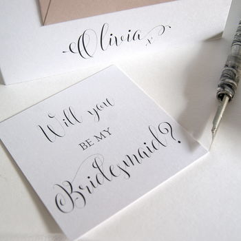 Personalised Bridesmaid Precious Message Card, 4 of 5
