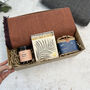 Snug Candle, Throw And Hot Chocolate Natural Gift Set, thumbnail 4 of 12