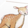 Children's Woodland Baby Animal Nursery Wall Art Print, thumbnail 3 of 11