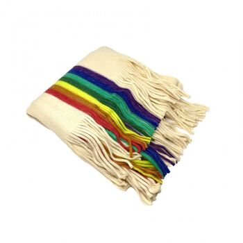 Rainbow Soft Snuggly Blanket Scarf, 11 of 11
