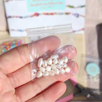 Make Beaded Necklaces With Freshwater Pearls Kit, 6 of 12