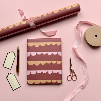 Luxury Scallop Pattern Wrapping Paper, 4 of 9