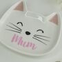 Cat Ceramic Jewellery Dish Personalised, thumbnail 2 of 6