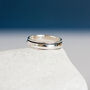 Personalised Sterling Silver Slim Spinning Ring, thumbnail 6 of 11
