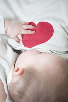 Breastfeeding Pyjamas With Heart Print, 5 of 6