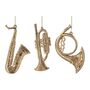 Gold Musical Instrument Decoration, thumbnail 2 of 3