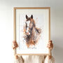 Personalised Dog, Horse And Pet Watercolour Portrait, thumbnail 8 of 12
