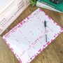 Pink Cow Print A4 Weekly Planner, thumbnail 1 of 6