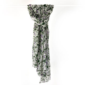 Thistle Print Scarf, 3 of 6
