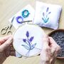 Embroider A Lavender Bag Stitch Craft Kit Gift, thumbnail 4 of 7