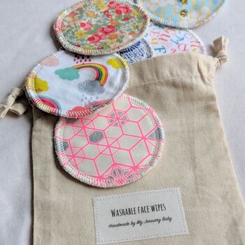 Personalised Assorted Reusable Face Wipes, 4 of 12