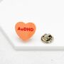 Au Dhd Heart Pin Badge, thumbnail 1 of 12