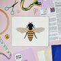Bee Cross Stitch Kit, thumbnail 1 of 7