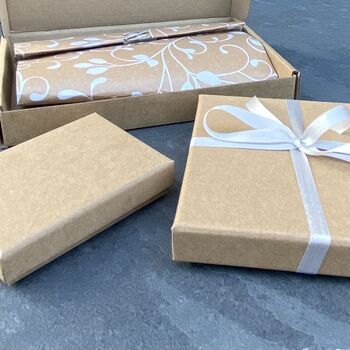 Colourful Crystal Heart Sterling Silver Hoop Earrings, 5 of 5