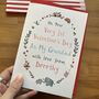 Personalised Very 1st Valentine's Day Grandad Card, thumbnail 2 of 3