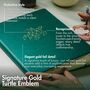 Green Turtle A4 Journal With Strap, Bookmark And Pen Holder, thumbnail 3 of 8