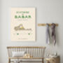 Babar The Elephant Bath Nursery Art Print, thumbnail 2 of 3