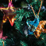 Recycled Sari Christmas Tree Decoration, thumbnail 2 of 12