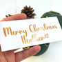 Merry Christmas Name Stickers For Gifts And Decorations, thumbnail 1 of 10