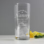 Personalised You Are The Best Hi Ball Glass, thumbnail 4 of 5