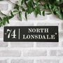 Modern Slate House Sign Choice Of Font, thumbnail 1 of 8