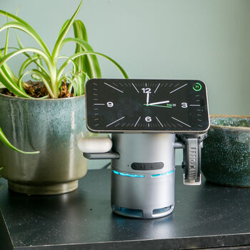 Twist And Play Wireless Charger And Bluetooth Speaker, 3 of 7