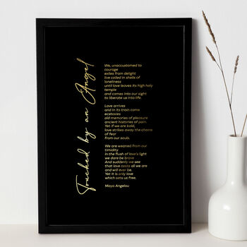 Favourite Poem, Song, Vows, Custom Metallic Gold Print, 3 of 9