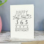 '59 Years And 365 Days' 60th Birthday Card, thumbnail 1 of 2
