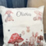Personalised Kids Easter Pocket Cushion, Easter Reading Pillow, thumbnail 2 of 4