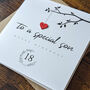Personalised 18th Birthday Card For Special Son, thumbnail 3 of 4