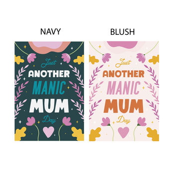 Funny 'Just Another Manic Mum Day' Notebook Planner, 2 of 3