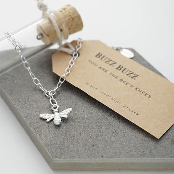 Bee Charm Bracelet In Sterling Silver, 3 of 8